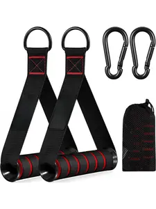 Exercise Handle, Replacement Fitness Equipment for Pilates, Yoga, Strength Trainer, Pull Down Home Gym Red, Grey, Blue Working Out Handle