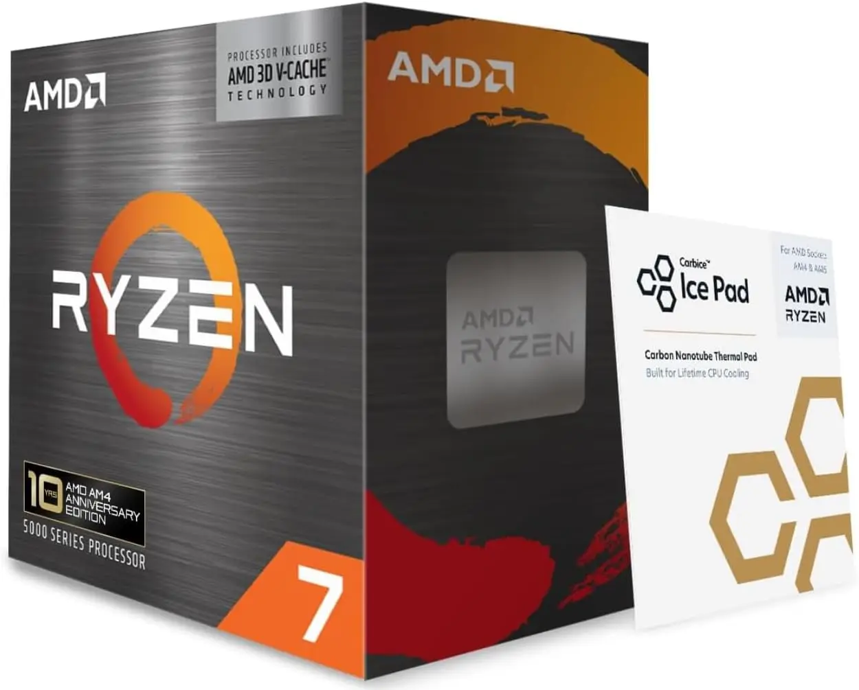 RYZEN 7 5800X3D 8-CORE PROCESSOR 8 CORE 16 THREAD 105W
