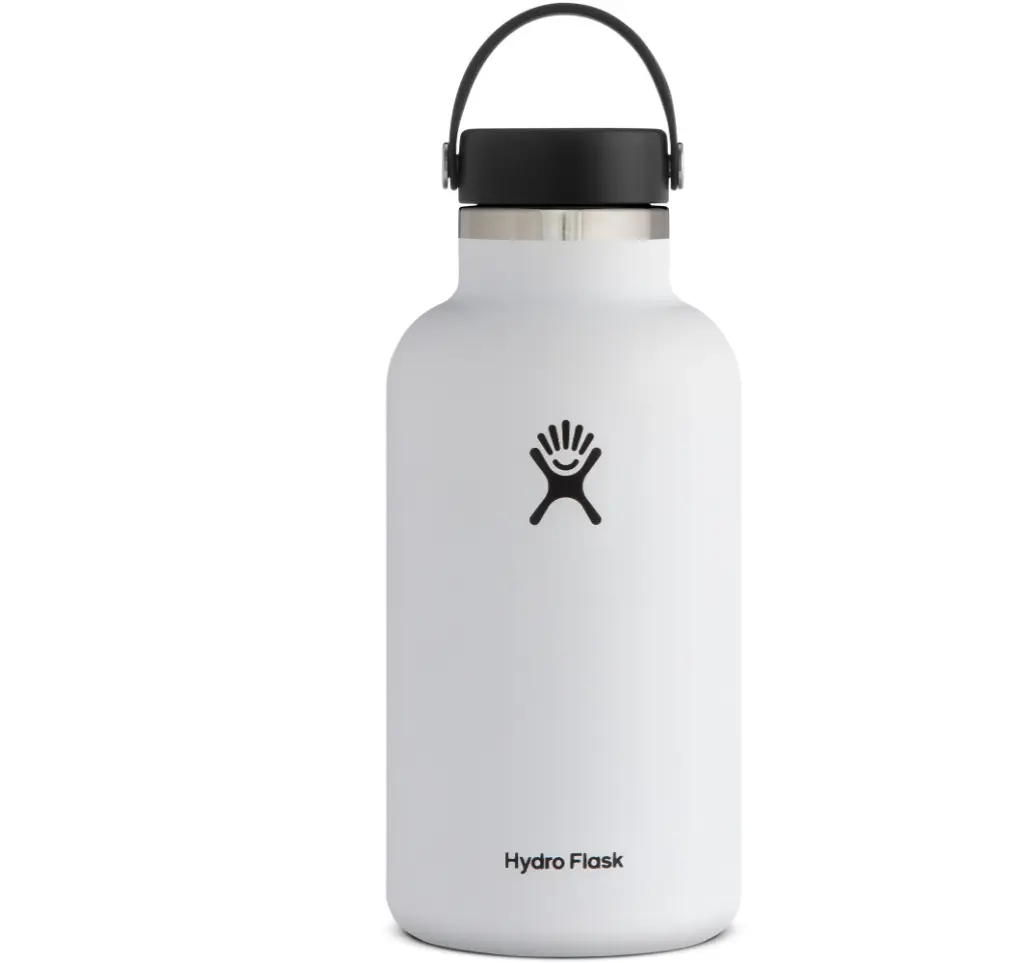 Wide-Mouth Vacuum Bottle with Flex Cap - 64 fl. oz. - Double-Wall Insulation - Lid, Drinkware