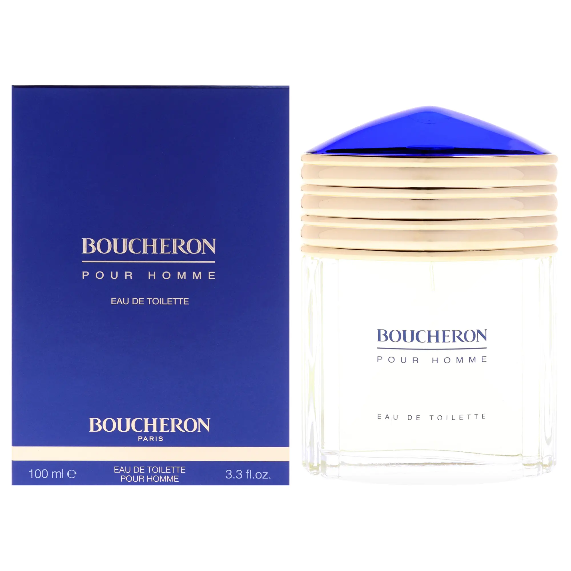 Boucheron Eau de Toilette for Men, Sophisticated and Timeless Cologne Scent, 3.3 oz Fragrance Spray Bottle, Bottle Unisex Fragrance