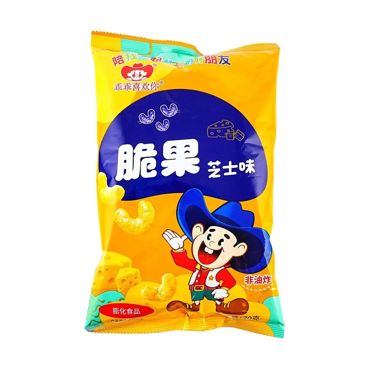 KWAN Like You Cheese Flavored Corn Crisps Snack 70g - Mainland China Version KWAN Like You Cheese Flavored Corn Crisps Snack 70g - Mainland China Version