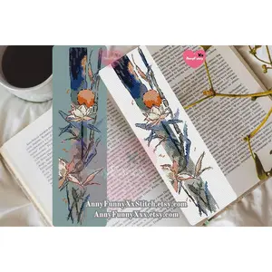 Bookmark. Moon Flower - PDF Cross Stitch Pattern