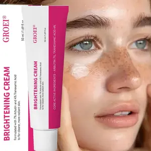 Multifunctional Brightening Moisturizer Cream with 7% Hawthorn Fruit, Hyaluronic Acid, Bearberry, Glutathione, Alcohol-Free, Hydrate, Smooth, Suitable for All Skin Types, Radiance, Moisture, Sensitive