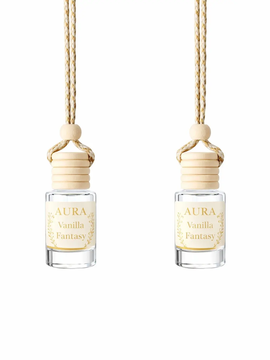 SALE NOW AURA 2 Car Air Freshener Diffuser 8ml – Long Lasting Hanging Auto Fragrance with Natural Wood Cap, Premium Glass Bottle, Strong Aroma for Car, Office & Small Spaces – Dragon Blood, Vanilla, Mahogany & More