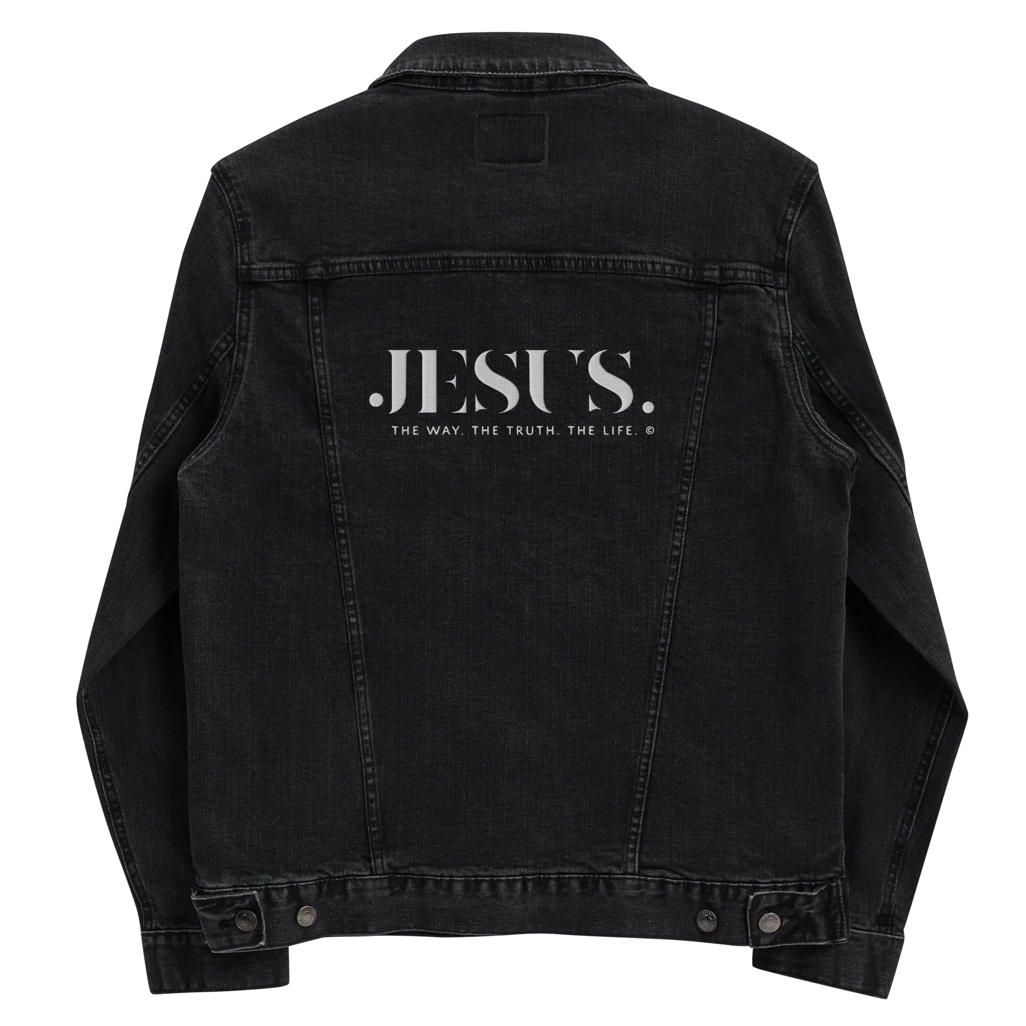 Jesus unisex denim jacket