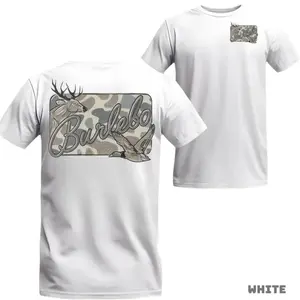 180gBurlebo Style Deer & Duck Graphic T-Shirt|   Hunting Outdoor Tee 2026|   Camo Inspired Country Lifestyle Shirt|   Gift for Hunters, Outdoorsmen, Fishing & Ranch Life Lovers|   Unisex Casual Streetwear Sand Tee Graphic tee
