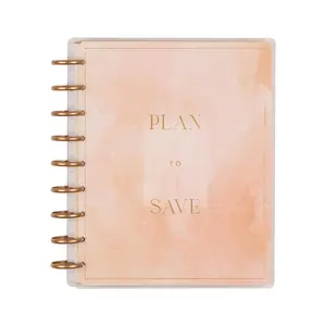 2026 Textured Canvas Customizable Budget Planner - Classic Budget Layout - 12 Months