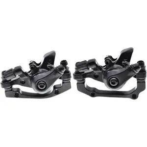 Disc Brake Caliper for Rotors 160mm Front and Rear Aluminum Alloy Mechanical Disc Brake Caliper for Mountain Bikes Folding Bikes Road Bikes(rear brake)