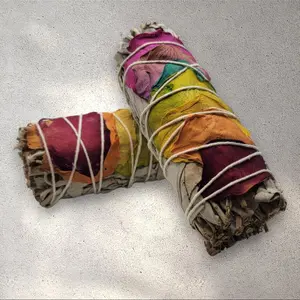 4" Chakra Sage Smudge Sticks