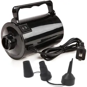 Electric Air Pump for Inflatable Pool Toys - High Power Quick-Fill Air Mattress Inflator Deflator Pump for Pool Float Raft Airbed with 3 Nozzles, 320W, 110V AC, 1.6PSI, Air Flow 26CFM