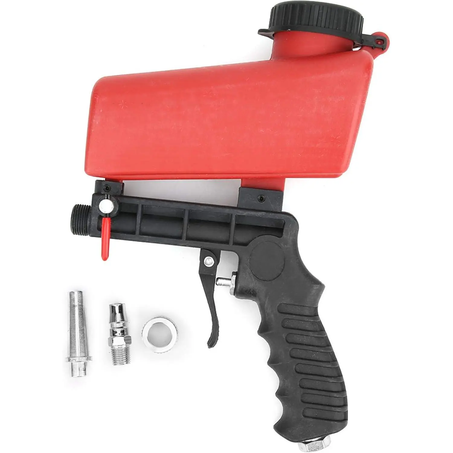 Pneumatic Sandblasting Gun, Portable Sand Blaster Tool 90PSI 21lbs Capacity