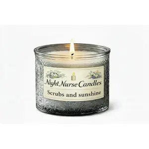 Scrubs & Sunshine Candle | Uplifting Soy Candle for Nurses & Healthcare Workers