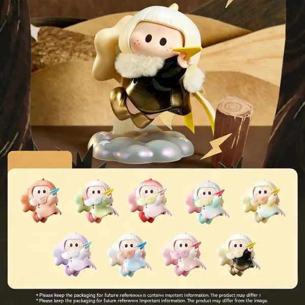 YOYO Wind‑Chasing Diary Scented Flocked Figure Blind Box Soft‑Touch Collectible With Magnet Fridge Magnet Function Aromatic Desktop & Fridge Ornament Lovely Surprise Toy Gift For Teens And Blind Box Hobbyists