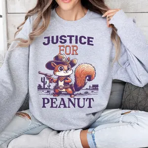 Justice for Peanut Shirt Peanut Squirrel Squirrel Lover Tshirt Peanut the Squirrel Peanut Justice Funny Squirrel Shirt Animal Lovers 295