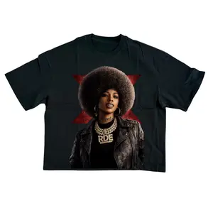 BHM No Justice Just Us Shirts - Black T-Shirt with Bold Graphic Design and Statement Text