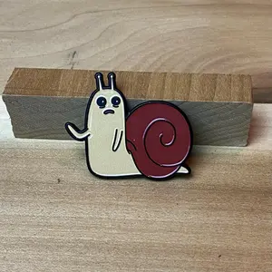 Adventure Time Snail Pin 1.5”