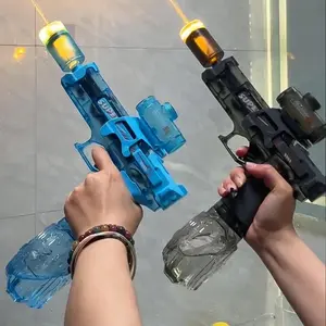 Automatic Electric Water Gun, 1pc Outdoor Beach Swimming Pool Adult Toy, Pulse Water Gun, Passion Fighting Shooting Against Toys