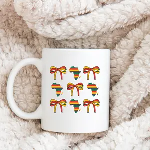 Black History Month Coquette Gift, African American History Cup, BHM Coffee Tea Mug, Civil Rights Movement Decor, Cultural Heritage