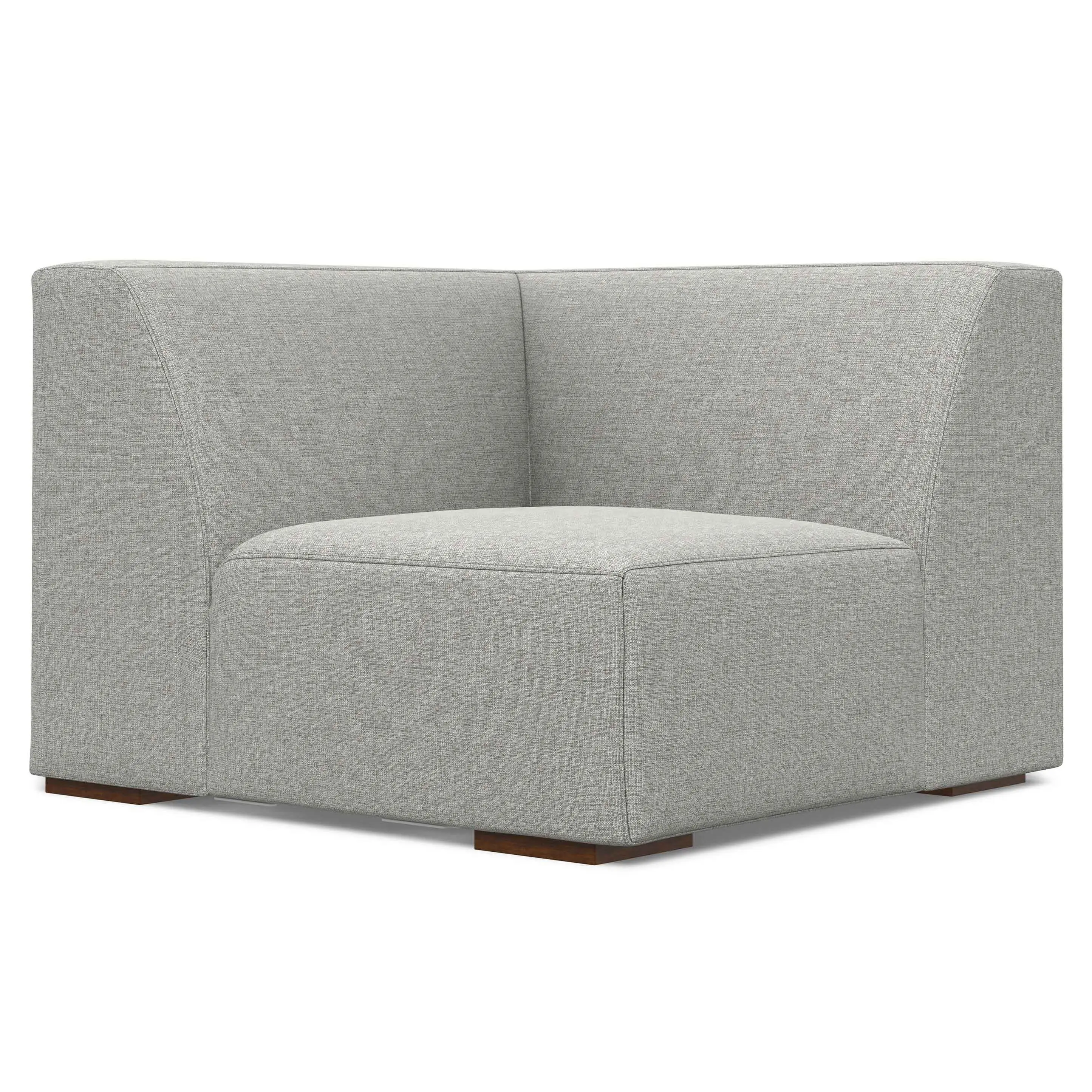 Rex Corner Module Modular Sofa Couch - Performance Fabric, Ergonomic Reclining, High Density, Modern Indoor Furniture for Comfortable Living Space, Ergonomic Reclining Sofas & Couches