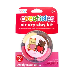 Creatibles Mini Air Dry Clay Kit - Lovely Bears BFFs