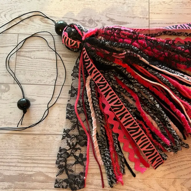 Hot Pink Handmade Bible Book Tassel Journal Bookmark with Beads Unique Design for Reading Experience Aesthetic Bookish Merchandise