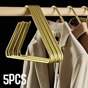 Aluminum Alloy Triangle Clothes Drying Rack Set, Thickened One-Piece Design, Wardrobe Storage Accessories, Suitable for Clothes Pants Scarves