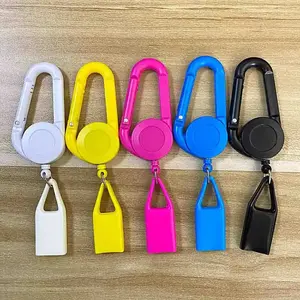 1Pcs Lighter Holder Retractable Keychain Windproof Lighter Protective Cover Sleeve Clip Smoking Accessories Tobacco Herb