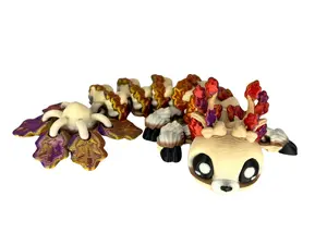 Fall Spirit Deer - 3d printed - whimsical Fall Leaf Deer - Deer Collectible and Figurine Decor Pet