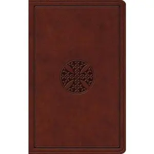 USED-ESV Value Thinline Bible (Trutone, Brown, Mosaic Cross Design) by ESV Bibles (Imitation Leather)