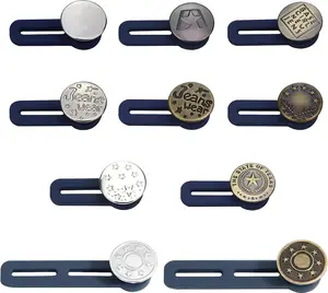 Button Extenders 10 PCS Jeans Pants Button Extender Waist Extenders Pants