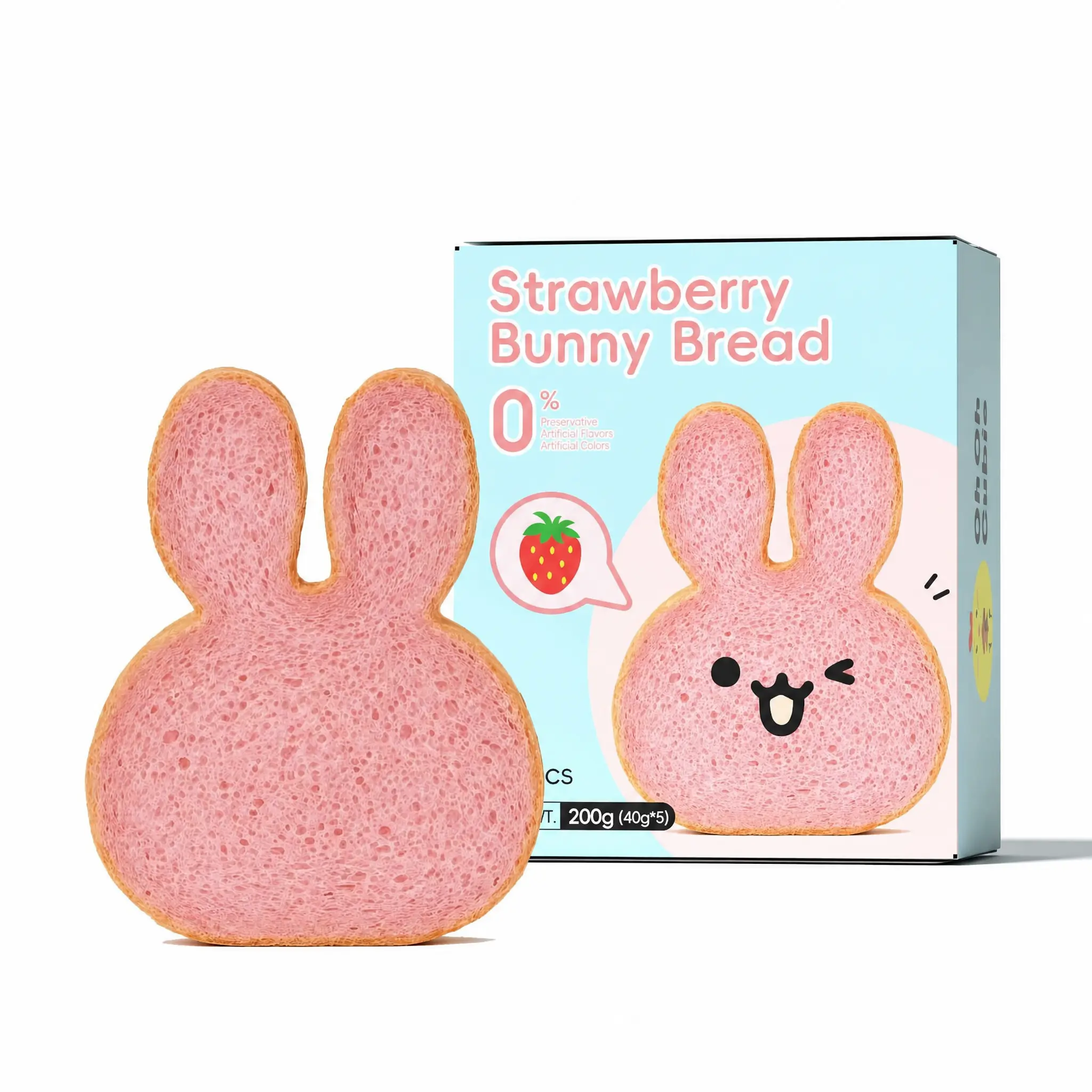 Strawberry Bunny Bread