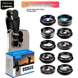 LIGINN Instant High-definition Ten-in-one Mobile Phone Lens Set Multi-functional Ultra-wide-angle Universal Professional Photo Lens