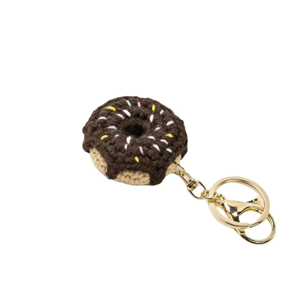 Handmade Donut Keychain – Valentine's Day Accessory