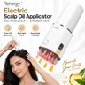 Renergy Unisex Electric Scalp Oil Applicator - Hair Growth Products with Red Light Therapy, Vibration & Microcurrent, Minerals, Minoxidil Dispenser, 1-Click Treatment Tool for Serum Application, Portable Care