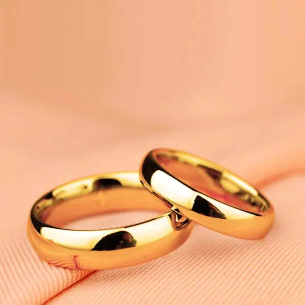 2pcs/Set Couple Rings, Couple Minimalist Ring, Classy Design Ring, Gift For Lovers Wedding, Engagement, Accessories, Party