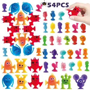 Kids Monster Suction Cup Toys Set, Sensory Stacking Toy, Halloween Fun Gift, Party Favors, Classroom Prizes, Birthday Present for Boys & Girls