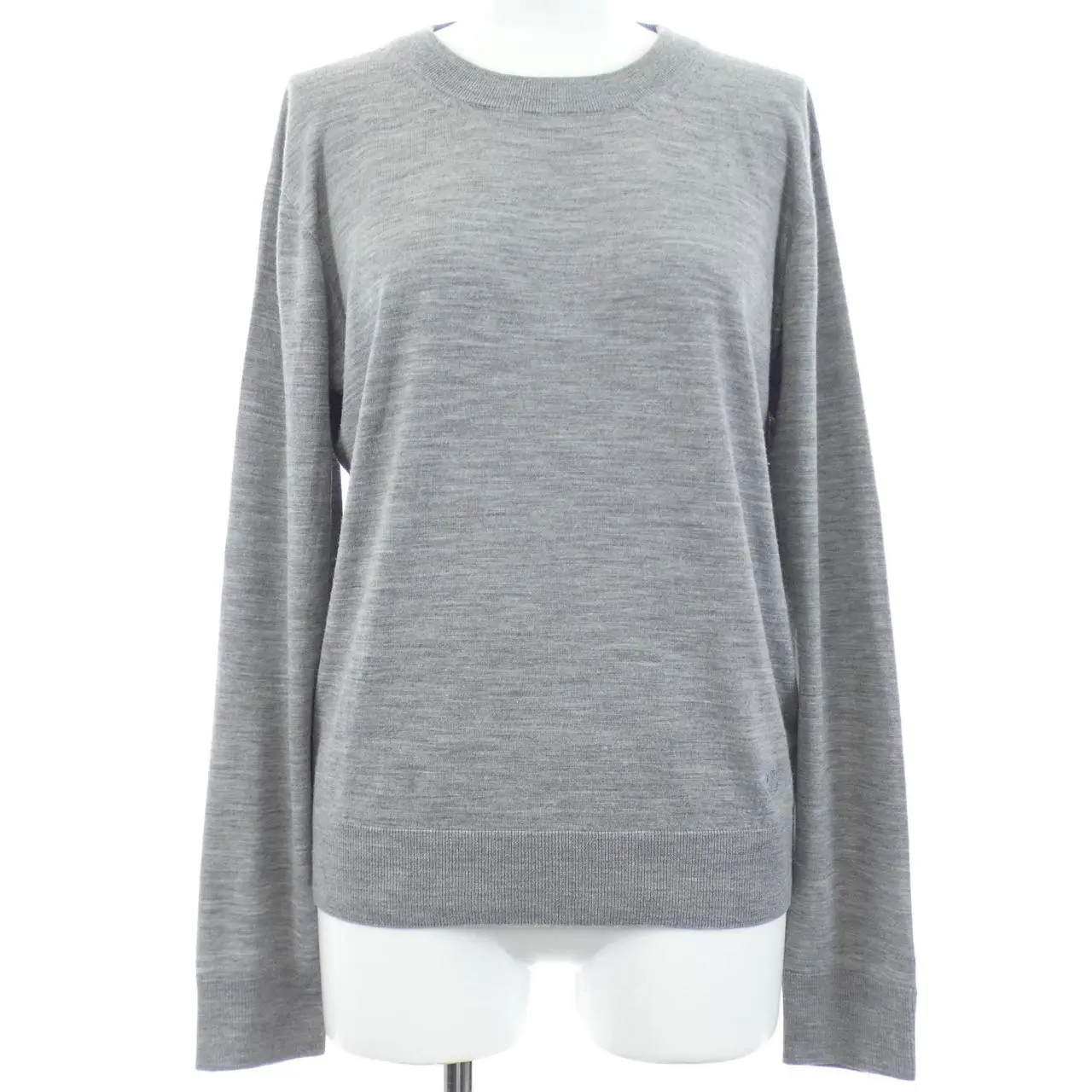 Pre-owned Celine Wool Small Leather Goods Triomphe Sweater