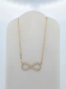 CADENA 14K Size #16 INFINITY CZ