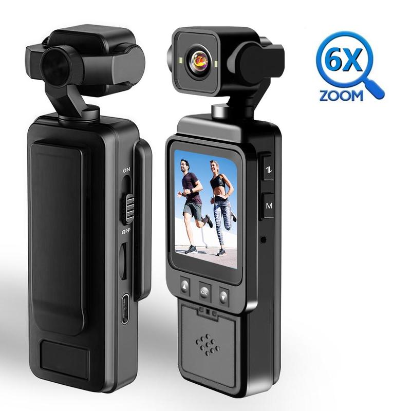 USB Rechargeable 360 Degree Rotatable Video Camera, 1080P Anti-shake ...