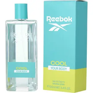 Reebok Women's Cool Your Body Eau De Parfum (EDP) Spray - 3.4 fl oz, Elegant Scent EDP Sprays for Daily Wear
