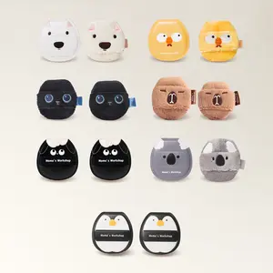 Momo's Workshop Cute Animal Set、14 Powder Puffs、Including  foundation puff&setting puff、Suitable for all foundations blushes concealers and contouring、 Creating a natural and flawless makeup look、 Individually packaged