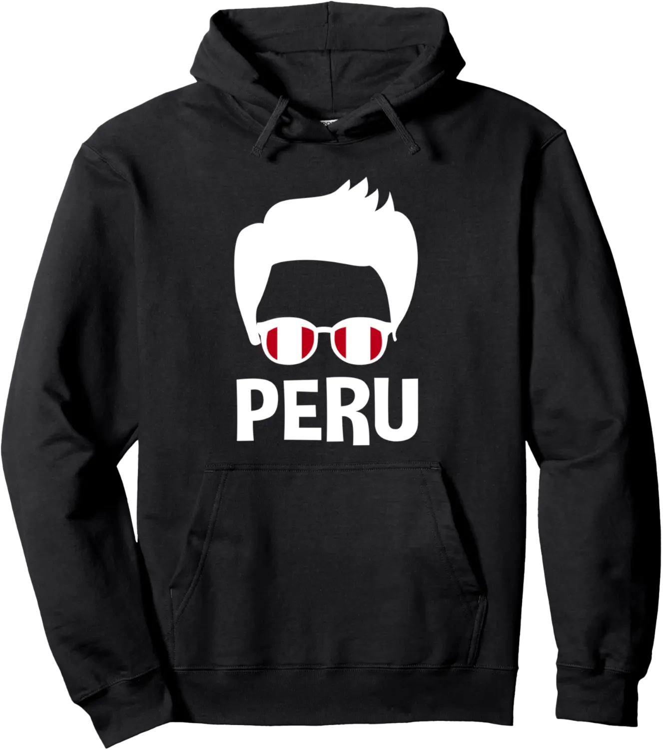 Peru Boy Silhouette Patriotic Peruvian Man Pullover Hoodie - Briannama Shop 95B0FKG7HY7V
