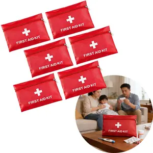 Home First Aid Kit Storage Bag (empty Bag Only), Cross Handbag, Suitable for Home and Outdoor Camping, Emergency Situations