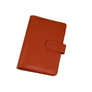 Macaroon Color A6/A5 PU Leather DIY Binder Notebook Cover Diary Agenda Planner Paper Cover School Stationery Coliky