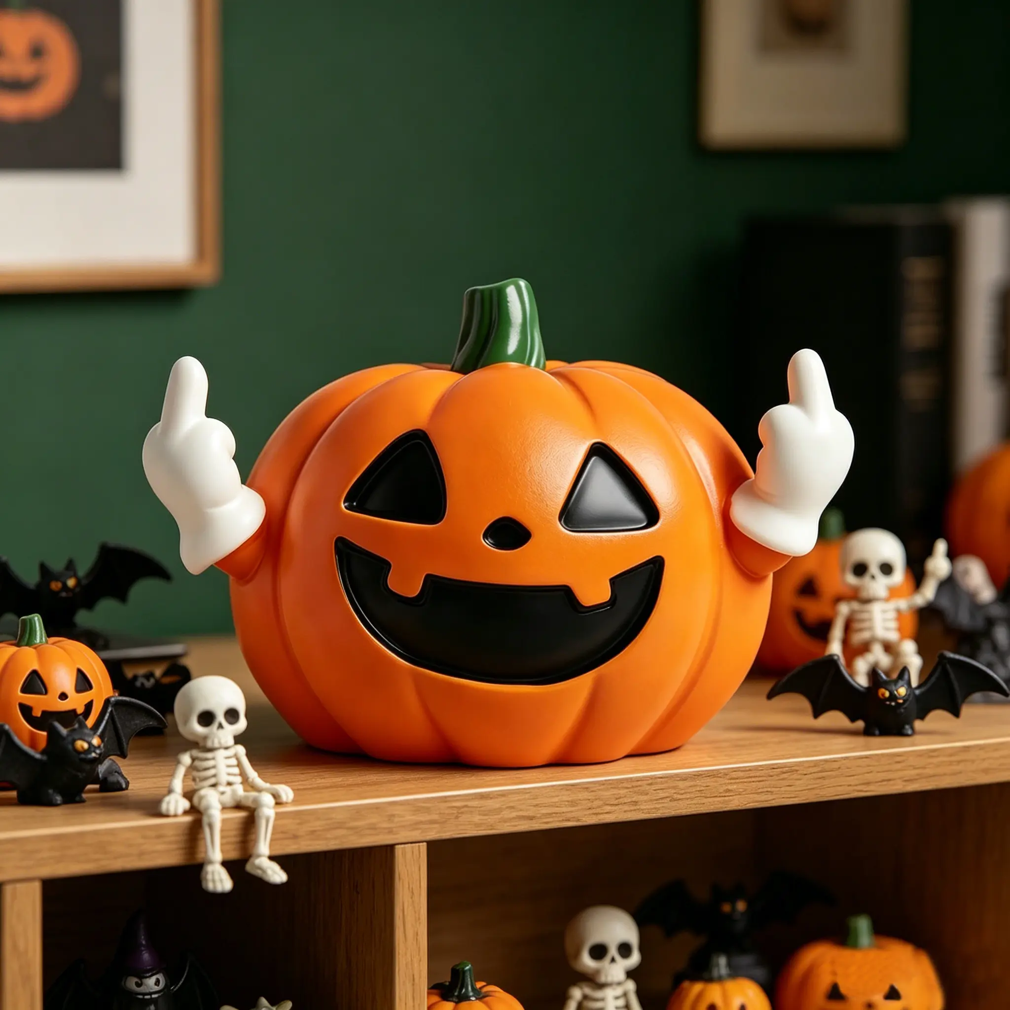 Halloween Cute Pumpkin Resin Decor | TikTok-Worthy Home & Doorway Accent for Autumn, Thanksgiving & New Year
