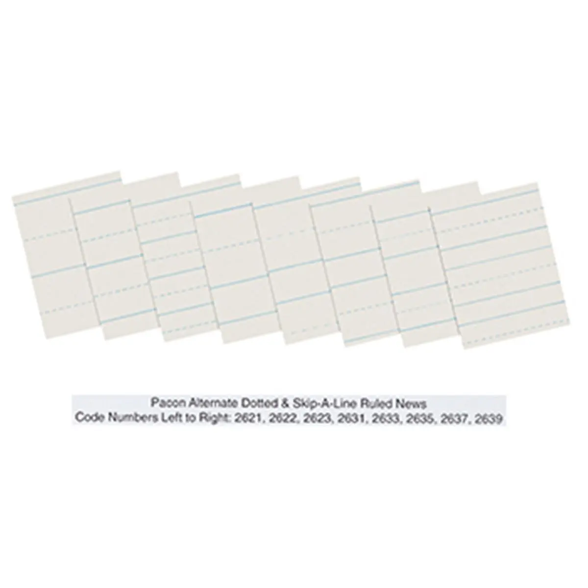 Pacon Corporation PAC2635 Ruled Recycled Writing Paper, 500 Sheets, 11x8.5 In, 0.75 In, Recycled Paper, Ruled Pages Paper