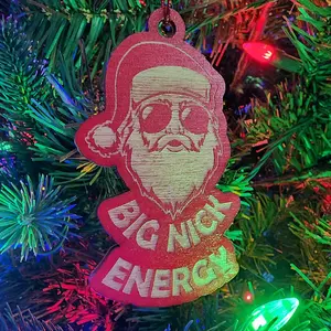 Big Nick Energy Christmas Ornament