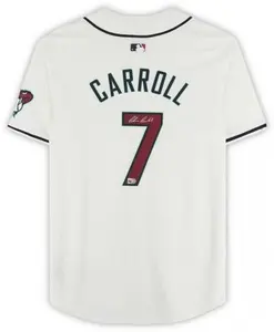 Framed Corbin Carroll Arizona Diamondbacks Autographed White Nike Limited Jersey - Fanatics Authentic Certified