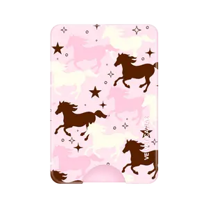 Pink Pony Glitter MagSafe Wallet