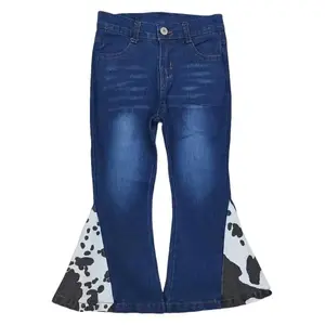 Cow Bellbottom Girls jeans